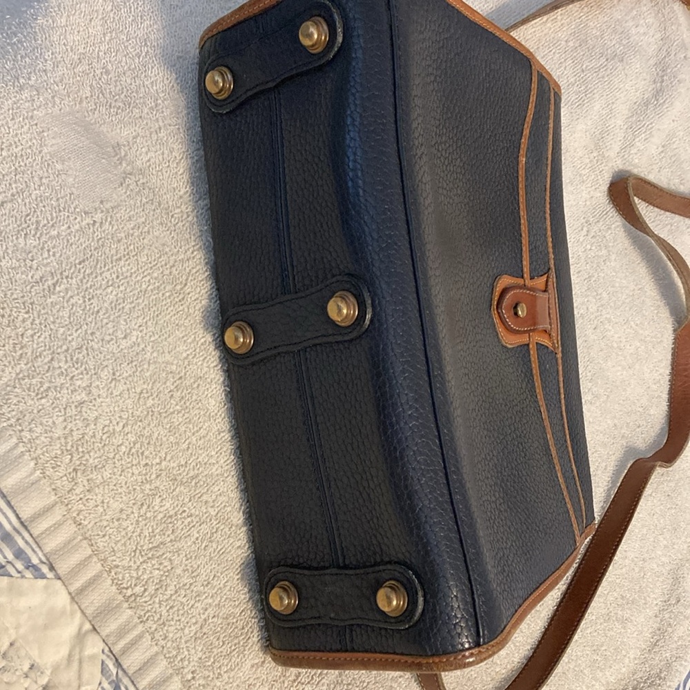 Vintage Dooney and Bourke Blue Leather Purse